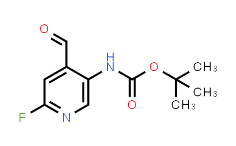 2442597-59-1 | tert-butyl N-(6-fluoro-4-formylpyridin-3-yl)carbamate