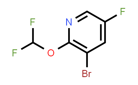 1214348-57-8 | Pyridine, 3-bromo-2-(difluoromethoxy)-5-fluoro-3-bromo-2-(difluoromethoxy)-5-fluoropyridine