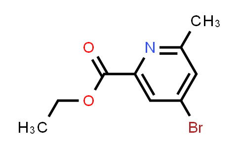 CAS No. 947179-03-5, ethyl 4-bromo-6-methylpyridine-2-carboxylate