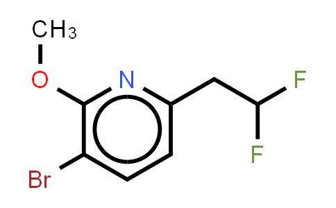 2306277-00-7 | 3-bromo-6-(2,2-difluoroethyl)-2-methoxy-pyridine