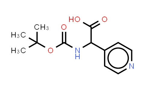 369403-56-5 | 2-(tert-butoxycarbonylamino)-2-(4-pyridyl)acetic acid