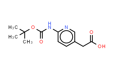 1256337-02-6 | 2-(6-{[(tert-butoxy)carbonyl]amino}pyridin-3-yl)acetic acid