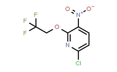 CAS No. 1094399-86-6, 6-chloro-3-nitro-2-(2,2,2-trifluoroethoxy)pyridine