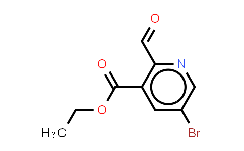 CAS No. 1346535-38-3, ethyl 5-bromo-2-formylpyridine-3-carboxylate