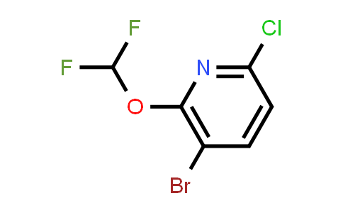 CAS No. 1806058-06-9, Pyridine, 3-bromo-6-chloro-2-(difluoromethoxy)-3-bromo-6-chloro-2-(difluoromethoxy)pyridine