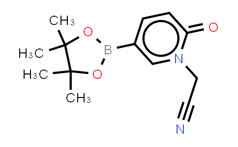 CAS No. 1083168-90-4, 2-[2-oxo-5-(tetramethyl-1,3,2-dioxaborolan-2-yl)-1,2-dihydropyridin-1-yl]acetonitrile