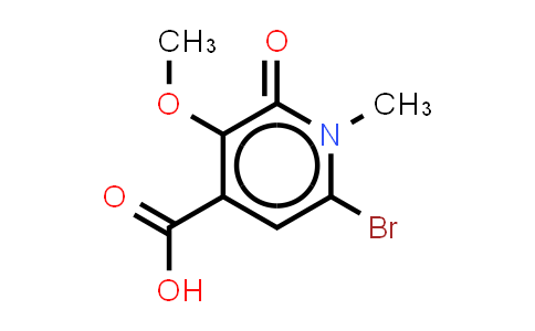 CAS No. 1429204-41-0, 6-bromo-3-methoxy-1-methyl-2-oxo-pyridine-4-carboxylic acid