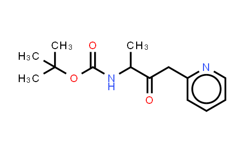 CAS No. 1259520-73-4, tert-butyl N-[3-oxo-4-(pyridin-2-yl)butan-2-yl]carbamate