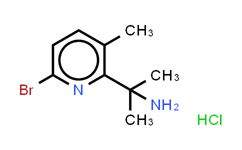CAS No. 1824109-38-7, 2-(6-bromo-3-methyl-2-pyridyl)propan-2-amine;hydrochloride
