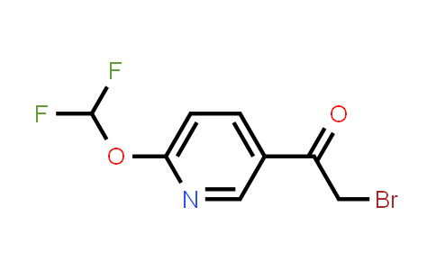 CAS No. 1523194-44-6, 2-bromo-1-[6-(difluoromethoxy)pyridin-3-yl]ethan-1-one
