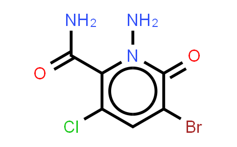CAS No. 2423909-14-0, 1-amino-5-bromo-3-chloro-6-oxo-pyridine-2-carboxamide
