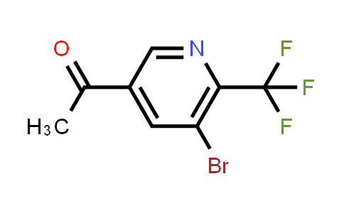 CAS No. 1346252-30-9, 1-[5-bromo-6-(trifluoromethyl)pyridin-3-yl]ethan-1-one