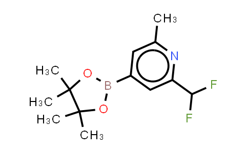 CAS No. 1321518-16-4, 2-(difluoromethyl)-6-methyl-4-(4,4,5,5-tetramethyl-1,3,2-dioxaborolan-2-yl)pyridine