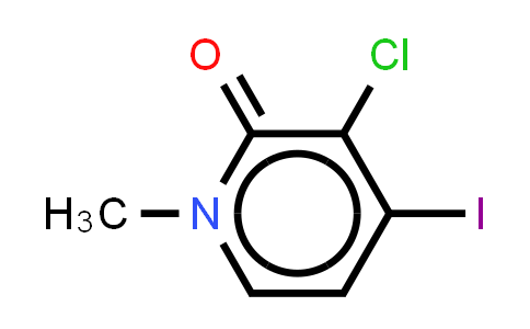 CAS No. 889865-59-2, 3-chloro-4-iodo-1-methyl-pyridin-2-one