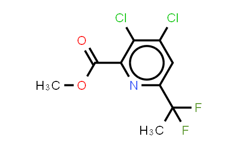 CAS No. 837367-57-4, methyl 3,4-dichloro-6-(1,1-difluoroethyl)pyridine-2-carboxylate