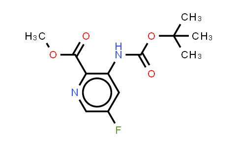 DY860495 | 2555249-77-7 | methyl 3-(tert-butoxycarbonylamino)-5-fluoro-pyridine-2-carboxylate
