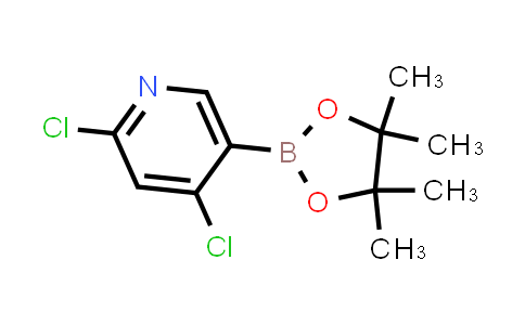 CAS No. 1622217-00-8, Pyridine, 2,4-dichloro-5-(4,4,5,5-tetramethyl-1,3,2-dioxaborolan-2-yl)-2,4-dichloro-5-(4,4,5,5-tetramethyl-1,3,2-dioxaborolan-2-yl)pyridine