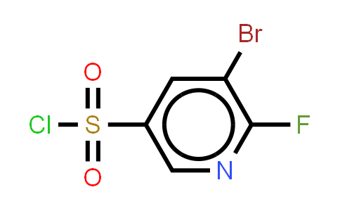 CAS No. 1261801-69-7, 5-bromo-6-fluoro-pyridine-3-sulfonyl chloride