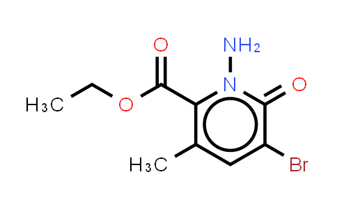 CAS No. 2423908-44-3, ethyl 1-amino-5-bromo-3-methyl-6-oxo-pyridine-2-carboxylate