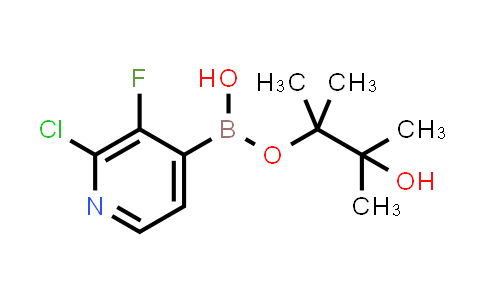 CAS No. 1029654-43-0, 3-hydroxy-2,3-dimethylbutan-2-yl hydrogen (2-chloro-3-fluoropyridin-4-yl)boronate