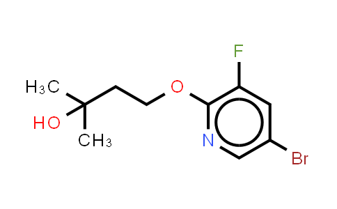 CAS No. 1699742-37-4, 4-[(5-bromo-3-fluoropyridin-2-yl)oxy]-2-methylbutan-2-ol