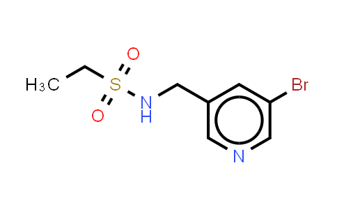 CAS No. 1202552-53-1, N-[(5-bromopyridin-3-yl)methyl]ethane-1-sulfonamide