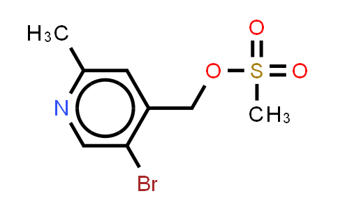 CAS No. 2648846-62-0, (5-bromo-2-methyl-4-pyridyl)methyl methanesulfonate