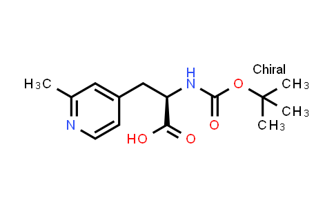 MC860549 | 2271566-68-6 | (2R)-2-(tert-butoxycarbonylamino)-3-(2-methyl-4-pyridyl)propanoic acid