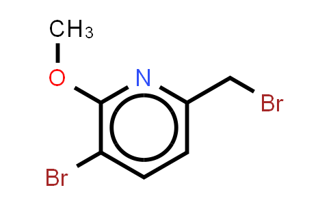 CAS No. 1206775-55-4, 3-bromo-6-(bromomethyl)-2-methoxy-pyridine