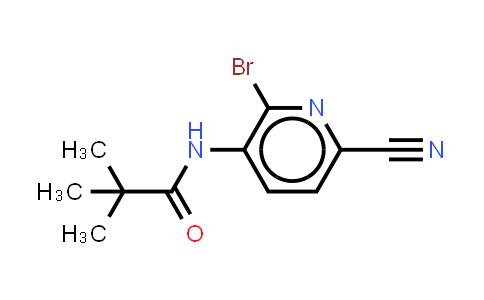 CAS No. 1823240-31-8, N-(2-bromo-6-cyano-3-pyridyl)-2,2-dimethyl-propanamide