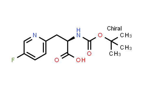 CAS No. 2136678-31-2, (2R)-2-(tert-butoxycarbonylamino)-3-(5-fluoro-2-pyridyl)propanoic acid