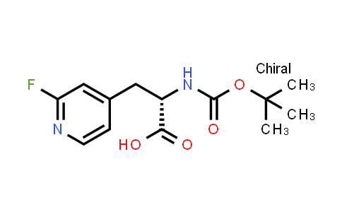 CAS No. 2350043-03-5, (2S)-2-(tert-butoxycarbonylamino)-3-(2-fluoro-4-pyridyl)propanoic acid