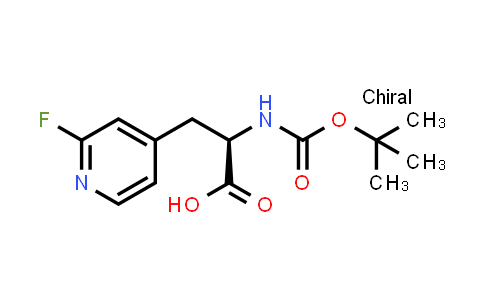 CAS No. 2349518-92-7, (2R)-2-(tert-butoxycarbonylamino)-3-(2-fluoro-4-pyridyl)propanoic acid