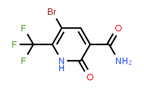 CAS No. 1072022-41-3, 5-bromo-2-oxo-6-(trifluoromethyl)-1H-pyridine-3-carboxamide
