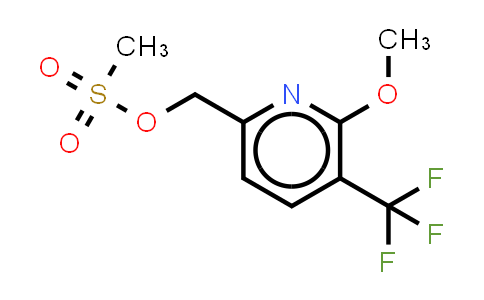 CAS No. 1637310-84-9, [6-methoxy-5-(trifluoromethyl)pyridin-2-yl]methyl methanesulfonate
