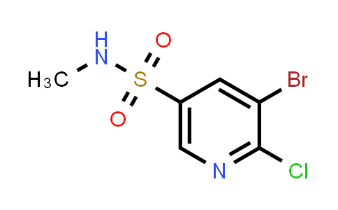 CAS No. 622814-92-0, 5-bromo-6-chloro-N-methylpyridine-3-sulfonamide
