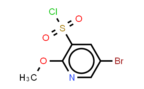 CAS No. 1261584-19-3, 5-bromo-2-methoxy-pyridine-3-sulfonyl chloride