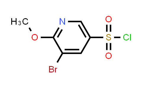 CAS No. 1261858-64-3, 5-bromo-6-methoxypyridine-3-sulfonyl chloride