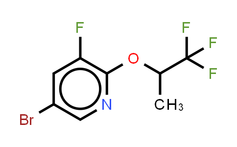 CAS No. 1852096-27-5, 5-bromo-3-fluoro-2-(2,2,2-trifluoro-1-methyl-ethoxy)pyridine