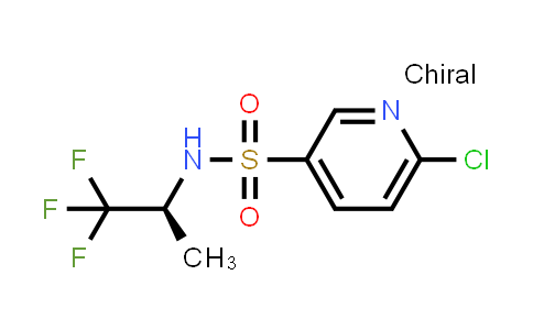 CAS No. 1247939-81-6, 6-chloro-N-[(2S)-1,1,1-trifluoropropan-2-yl]pyridine-3-sulfonamide