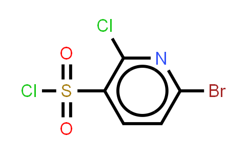 CAS No. 1261662-60-5, 6-bromo-2-chloro-pyridine-3-sulfonyl chloride