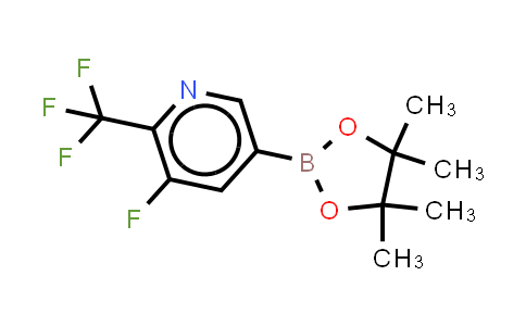 CAS No. 1984826-57-4, 3-fluoro-5-(tetramethyl-1,3,2-dioxaborolan-2-yl)-2-(trifluoromethyl)pyridine