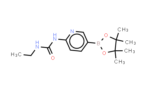 CAS No. 1031431-96-5, 1-ethyl-3-(5-(4,4,5,5-tetramethyl-1,3,2-dioxaborolan-2-yl)pyridin-2-yl)urea