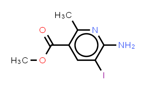 CAS No. 680208-83-7, methyl 6-amino-5-iodo-2-methyl-pyridine-3-carboxylate