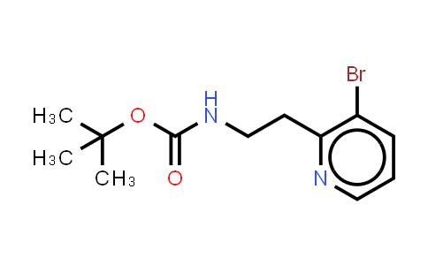 CAS No. 1404115-34-9, tert-butyl N-[2-(3-bromopyridin-2-yl)ethyl]carbamate