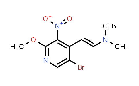 CAS No. 1445993-84-9, [(E)-2-(5-bromo-2-methoxy-3-nitropyridin-4-yl)ethenyl]dimethylamine