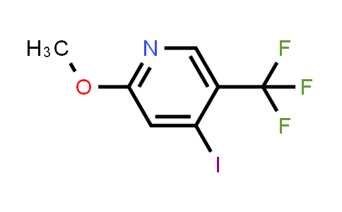 CAS No. 1227577-09-4, 4-iodo-2-methoxy-5-(trifluoromethyl)pyridine