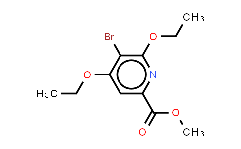 MC860624 | 2504032-30-6 | methyl 5-bromo-4,6-diethoxy-pyridine-2-carboxylate