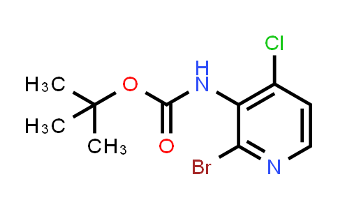 CAS No. 2386821-31-2, tert-butyl N-(2-bromo-4-chloro-3-pyridyl)carbamate