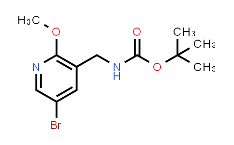 334016-81-8 | tert-butyl N-[(5-bromo-2-methoxypyridin-3-yl)methyl]carbamate